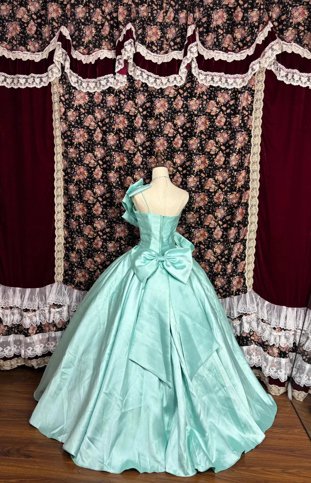 Retro Tiffany Blue Sleeveless One-shoulder Beaded Sweet 16 Quinceanera A-Line Prom Dress Party Dress Cocktail Dress Homecoming Dress Evening Dress
