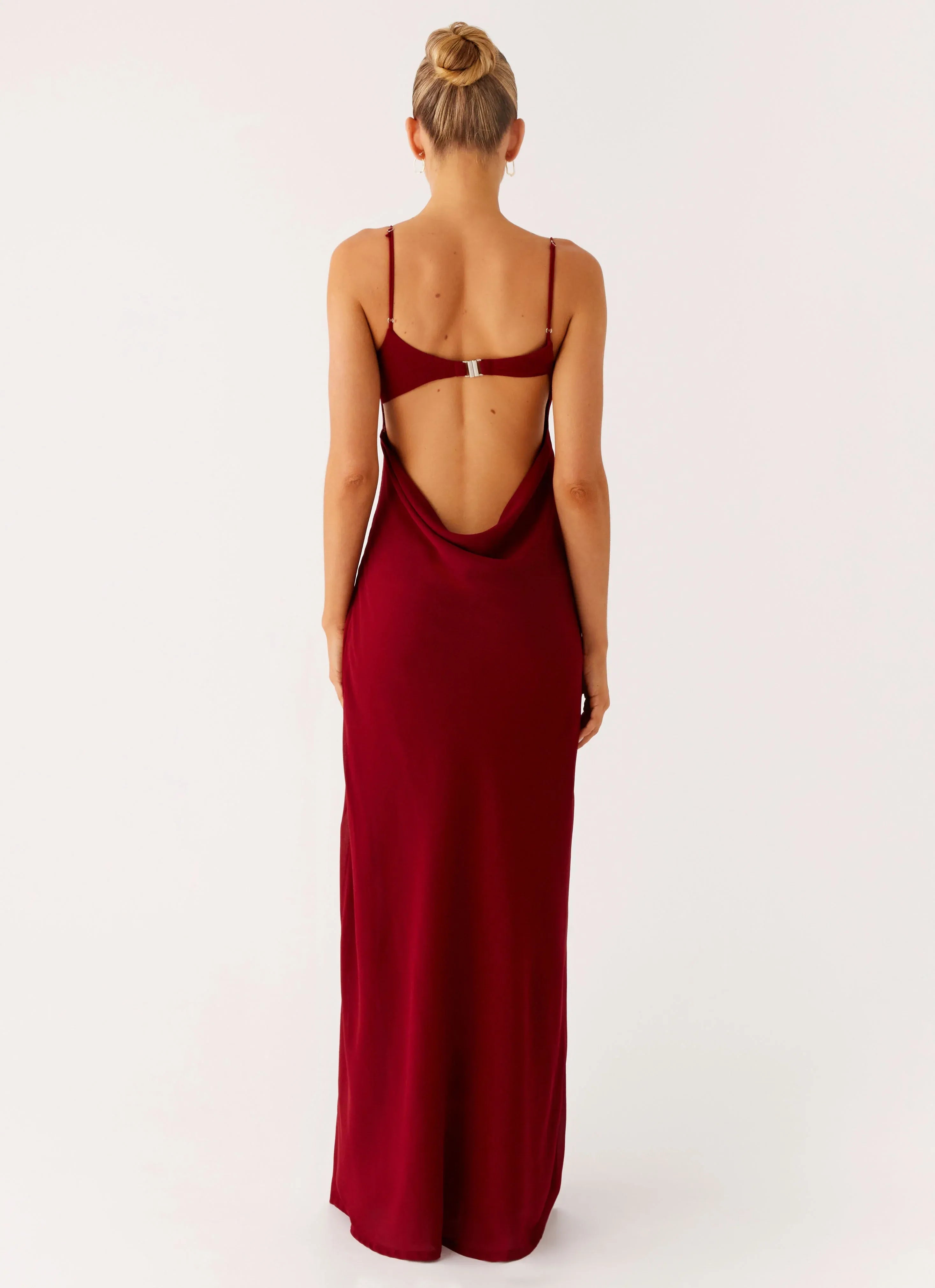 Romantic Sheath Square Neck Sleeveless Draped Back High Slit Floor Length Plus Size Evening Dress
