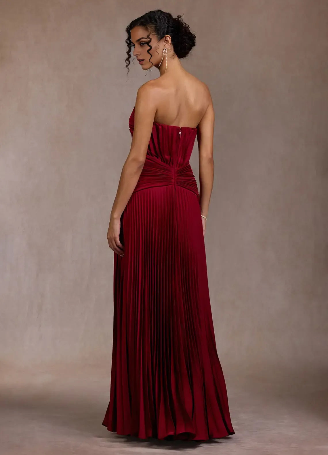 Ruffled A Line Sweetheart Sleeveless Open Back Floor Length For Ladies Prom Dress ﻿