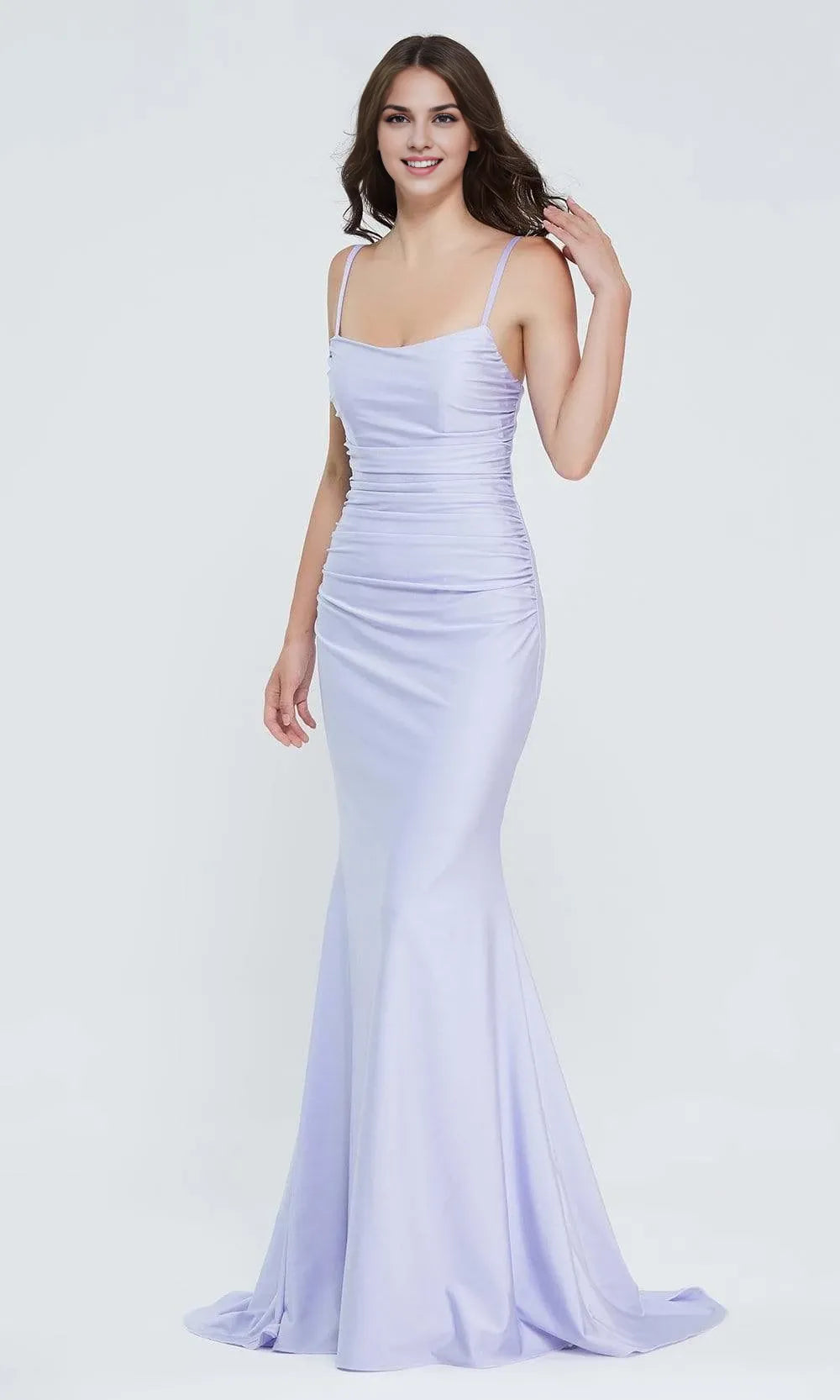 Scoop Sleeveless Mermaid Trendy Off the shoulder Floor length Prom Dress Hot Sale For Ladies