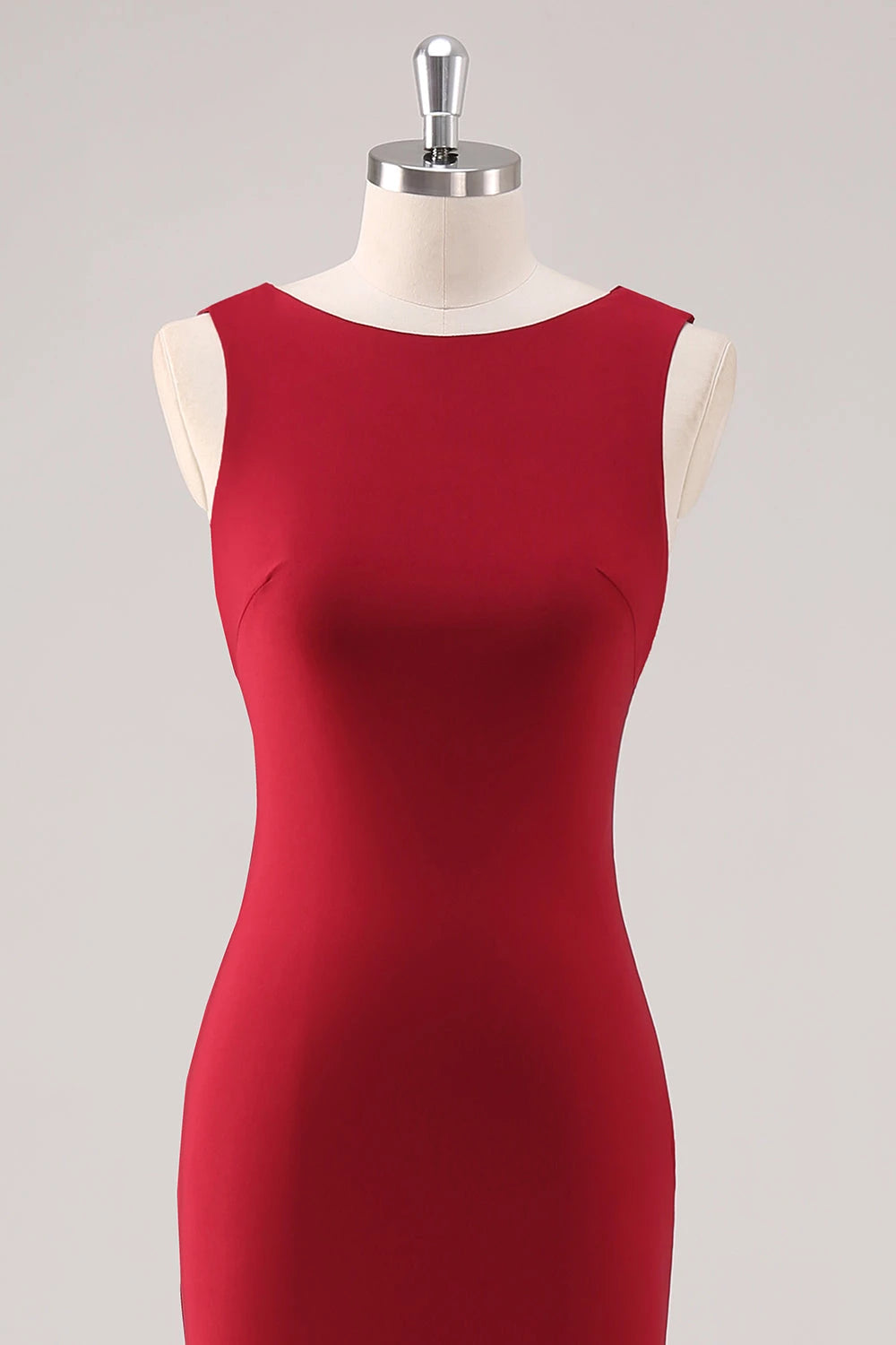 Scoop Sleeveless Sheath Simple Off the shoulder Floor Length Prom Dress Hot Sale For Ladies