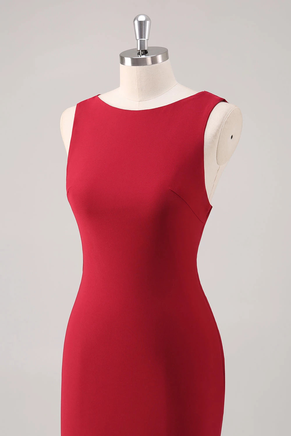 Scoop Sleeveless Sheath Simple Off the shoulder Floor Length Prom Dress Hot Sale For Ladies