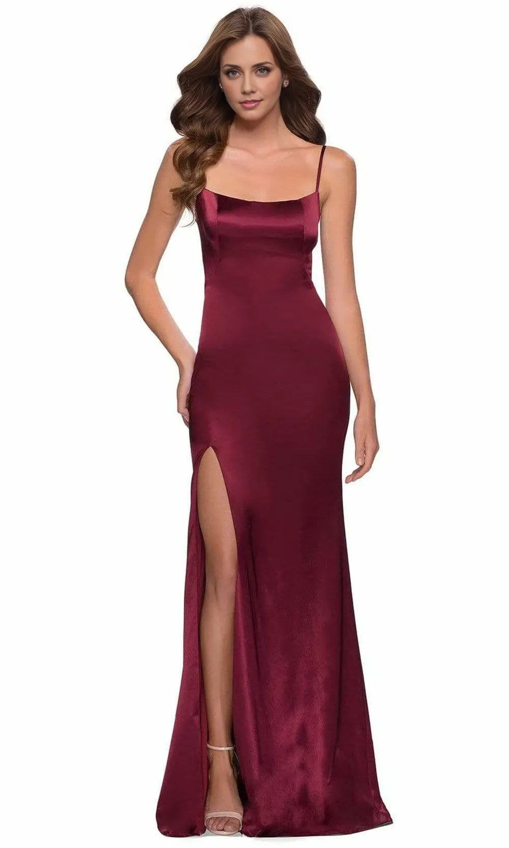 Scoop Sleeveless Sheath Simple Off the shoulder Floor length Long Prom Dress For Sale For Ladies