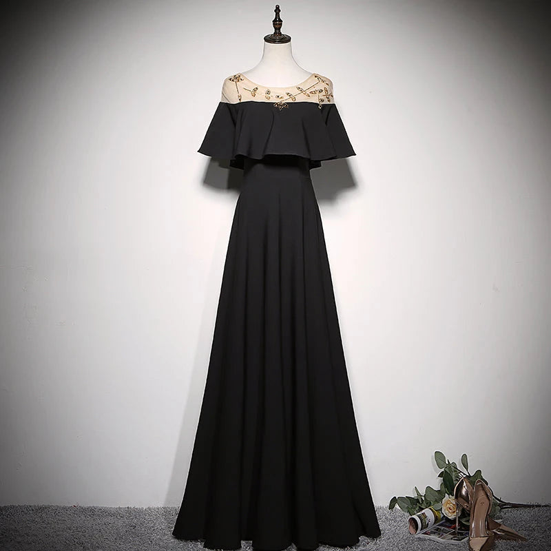 Simple And Generous Dress New Style Satin Lace Up Floor Length Evening Dress Party Dresses Prom Dress