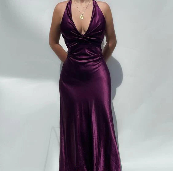 Simple  Strapless prom dress Evening Gown Party Dress