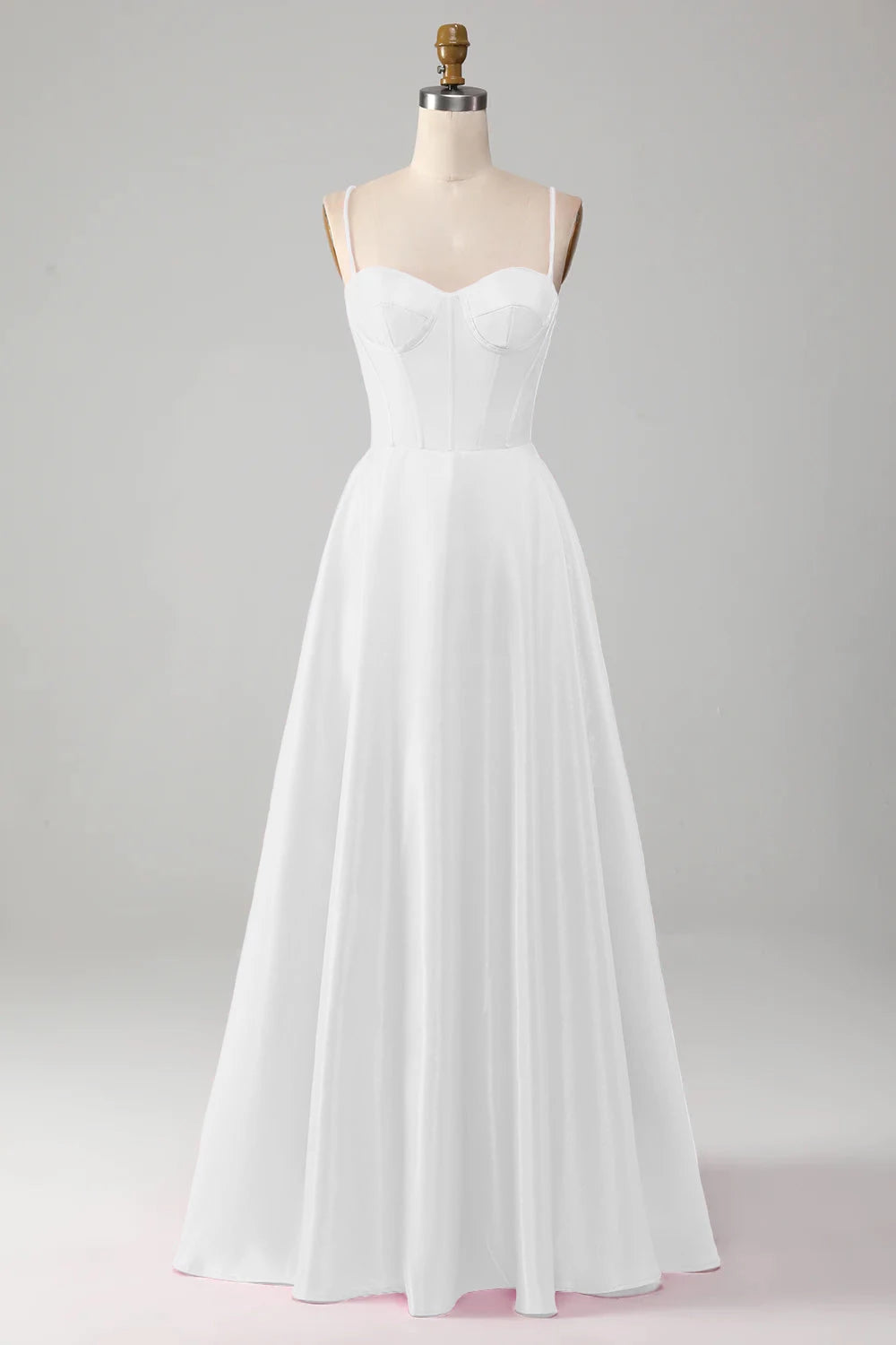 Spaghetti Straps Sleeveless A-Line Simple Off the shoulder Floor length Party Dress For Sale For women