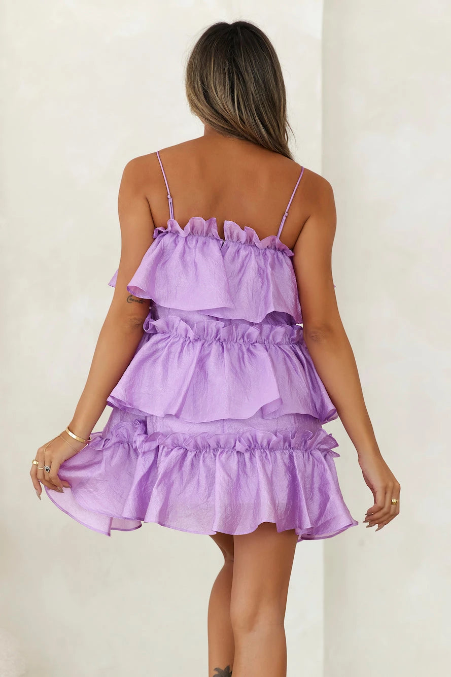 Spaghetti Straps Sleeveless Column Romantic Off the shoulder Short Party Dress Hot Sale For Female