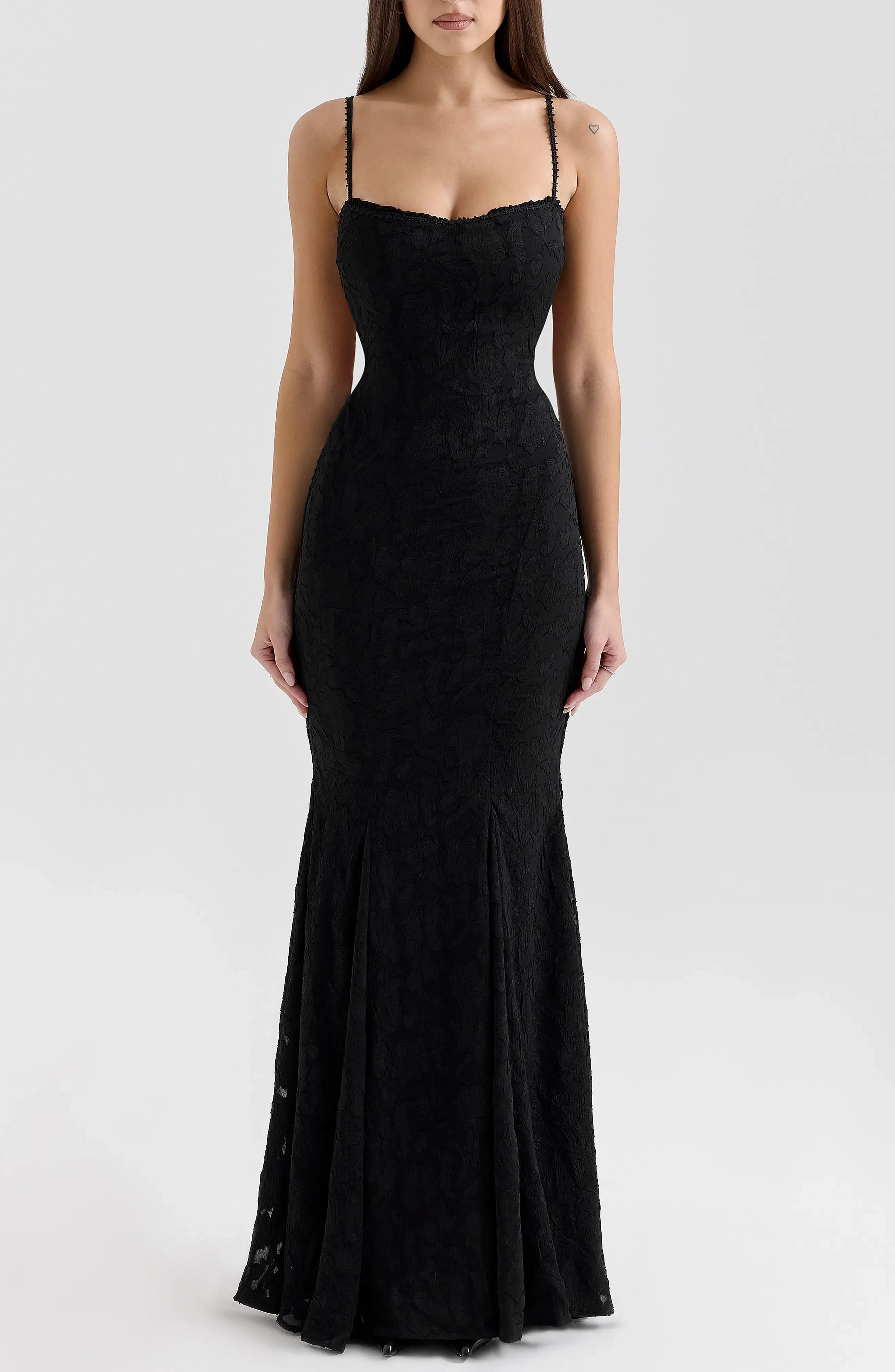 Spellbinding Mermaid Sweetheart Neck Sleeveless Lace Up Back Floor Length Evening Dress