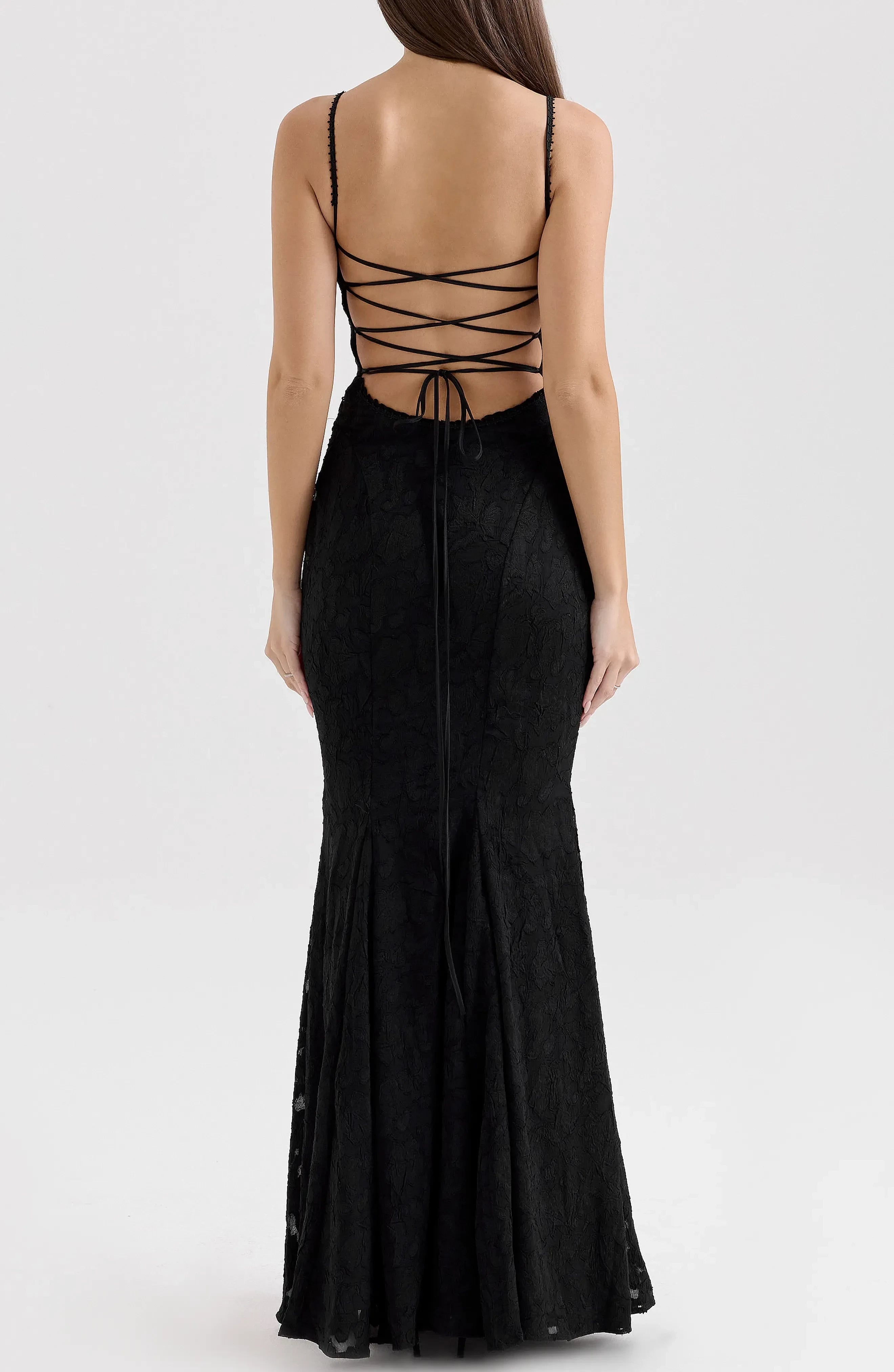 Spellbinding Mermaid Sweetheart Neck Sleeveless Lace Up Back Floor Length Evening Dress