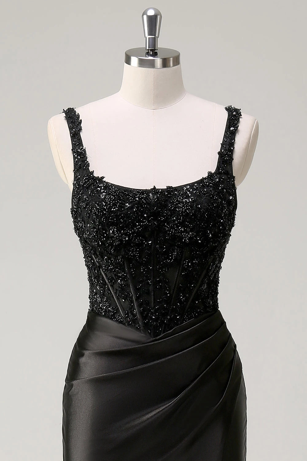 Square Sleeveless Sheath Shiny Off the shoulder Floor Length Prom Dress For Sale For Women