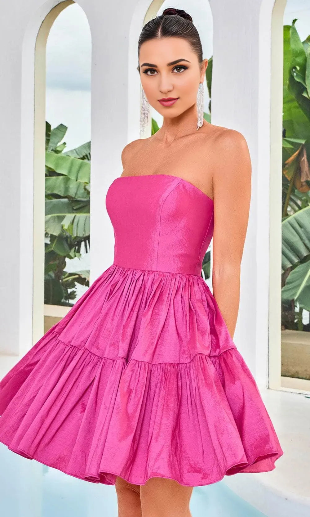 Straight Sleeveless A-Line Romantic Off the shoulder Short Prom Dress For Sale For Adults