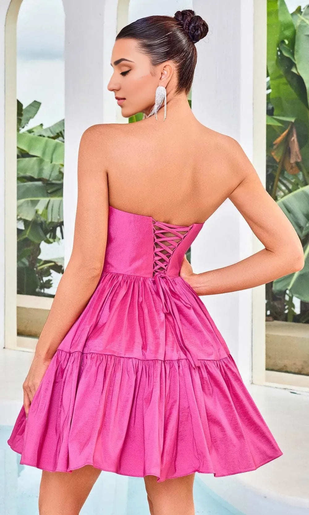 Straight Sleeveless A-Line Romantic Off the shoulder Short Prom Dress For Sale For Adults