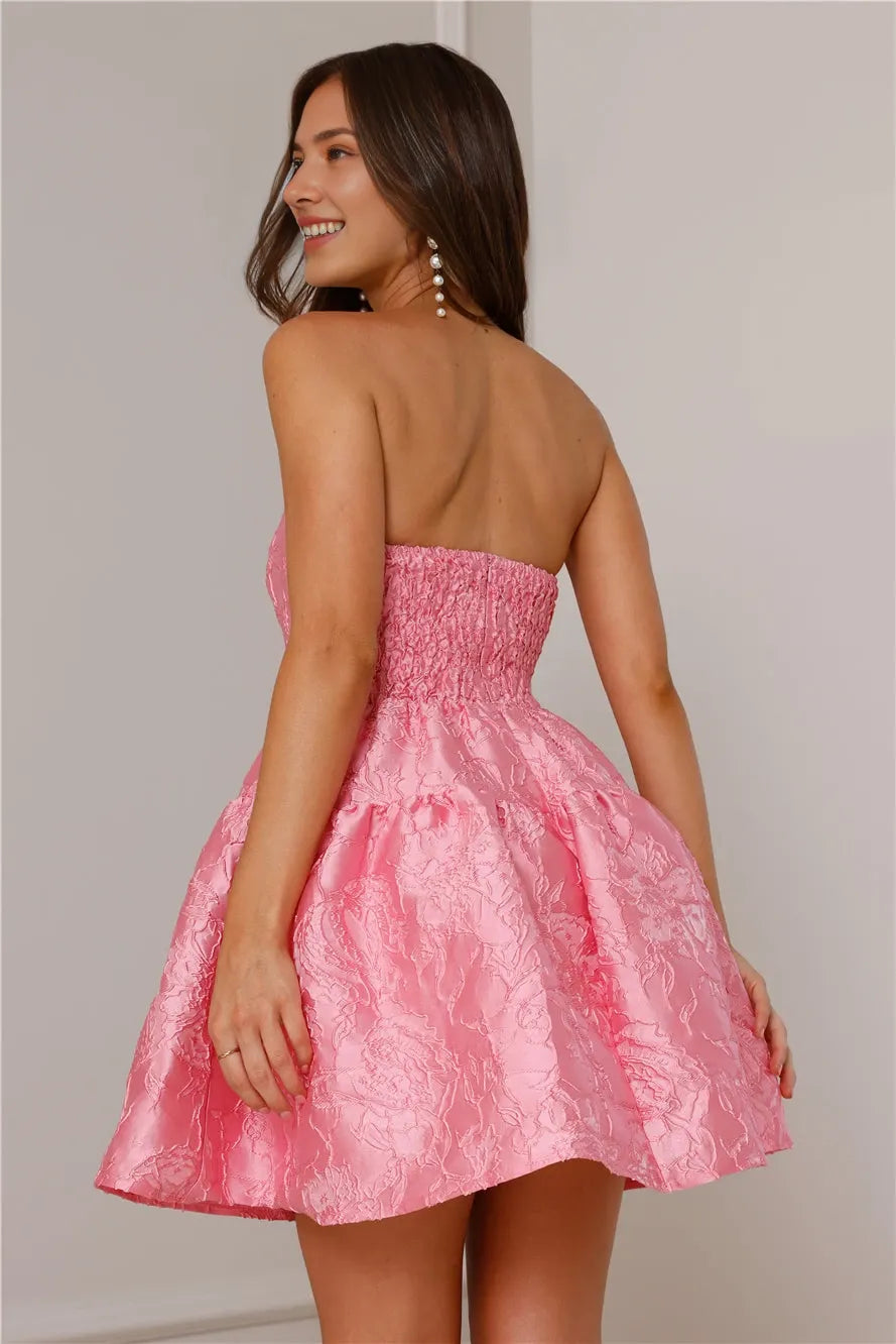 Strapless Sleeveless A-Line Beautiful Off the shoulder Short Party Dress Hot Sale For Women