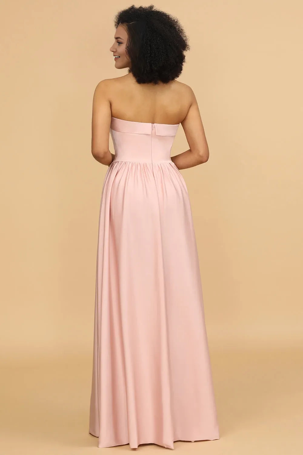 Strapless Sleeveless A-Line Trendy Off the shoulder Floor Length Prom Dress Hot Sale For Women