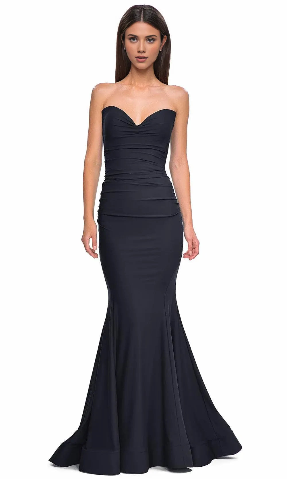 Strapless Sleeveless Mermaid Elegant  Floor length Long Prom Dress For Sale For Ladies