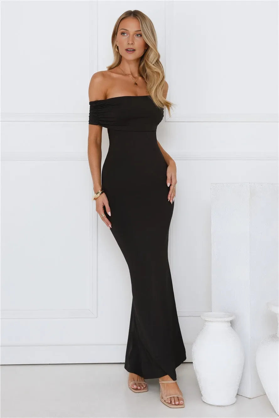 Strapless Sleeveless Mermaid Formal Off the shoulder Floor length Party Dress For Sale For Women