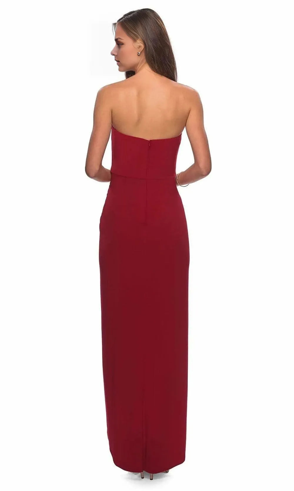 Strapless Sleeveless Sheath Charming Off the shoulder Floor length Long Prom Dress Hot Sale For Women