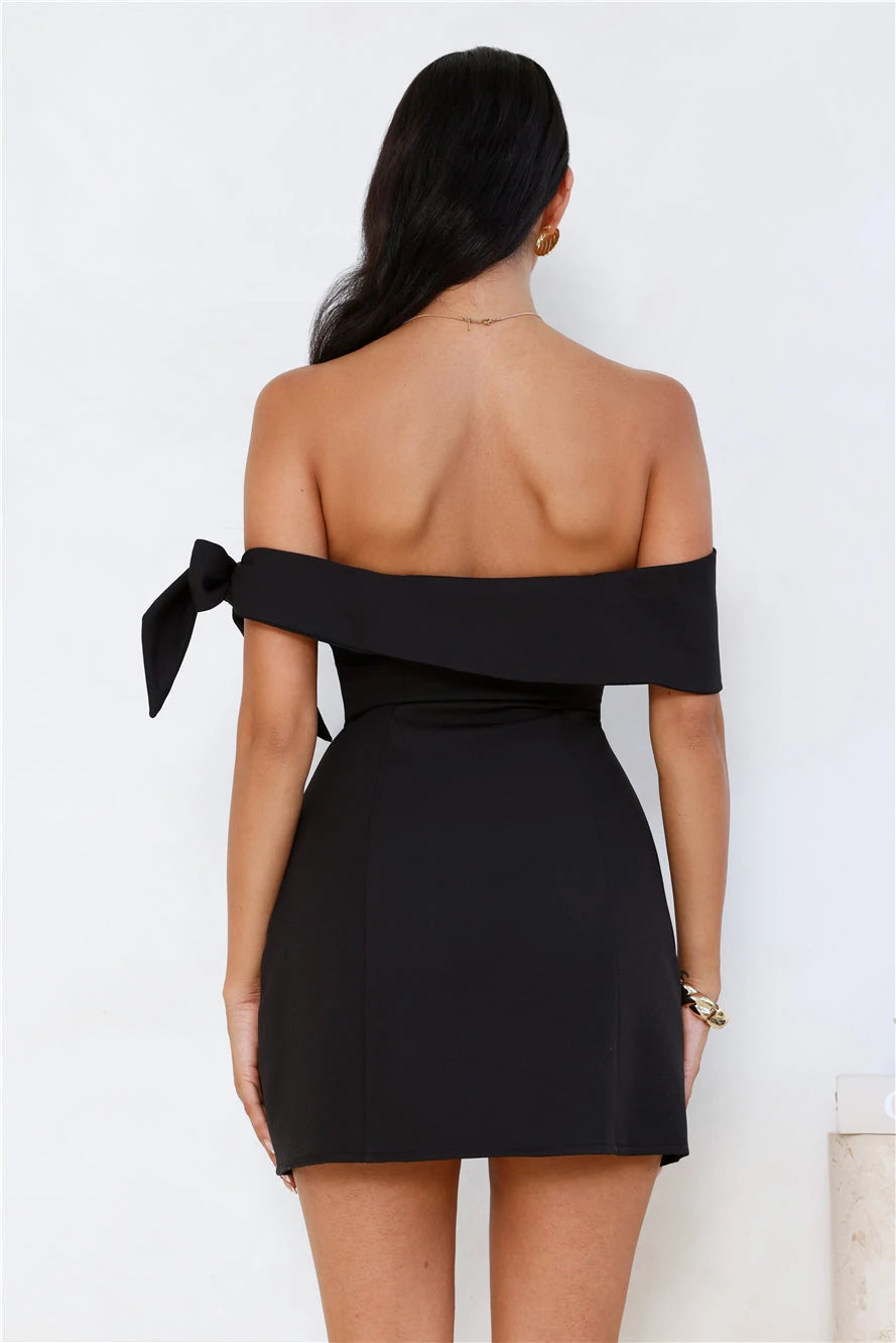 Strapless Sleeveless Sheath Formal Off the shoulder Short Party Dress Hot Sale For Adults