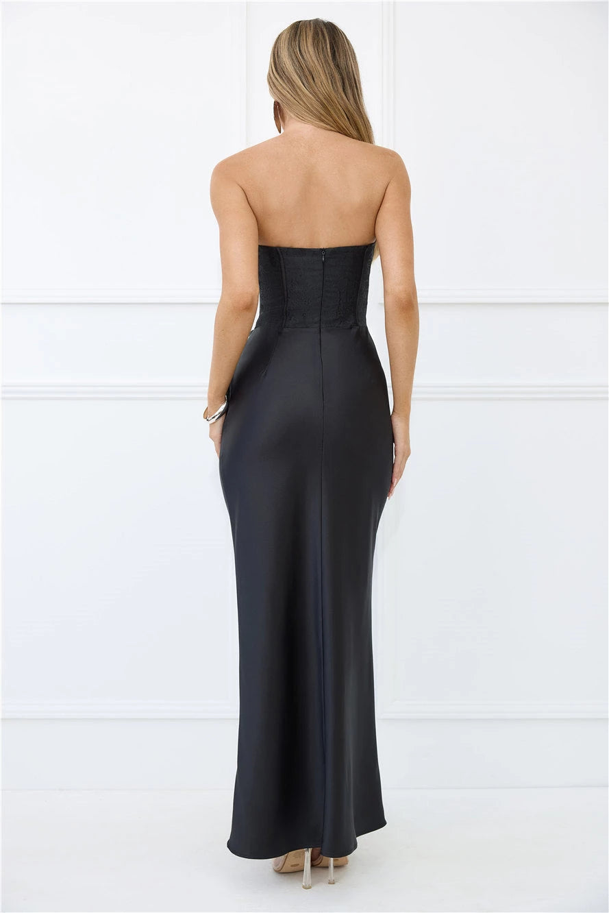 Strapless Sleeveless Sheath Modern Off the shoulder Floor length Party Dress Hot Sale For Women