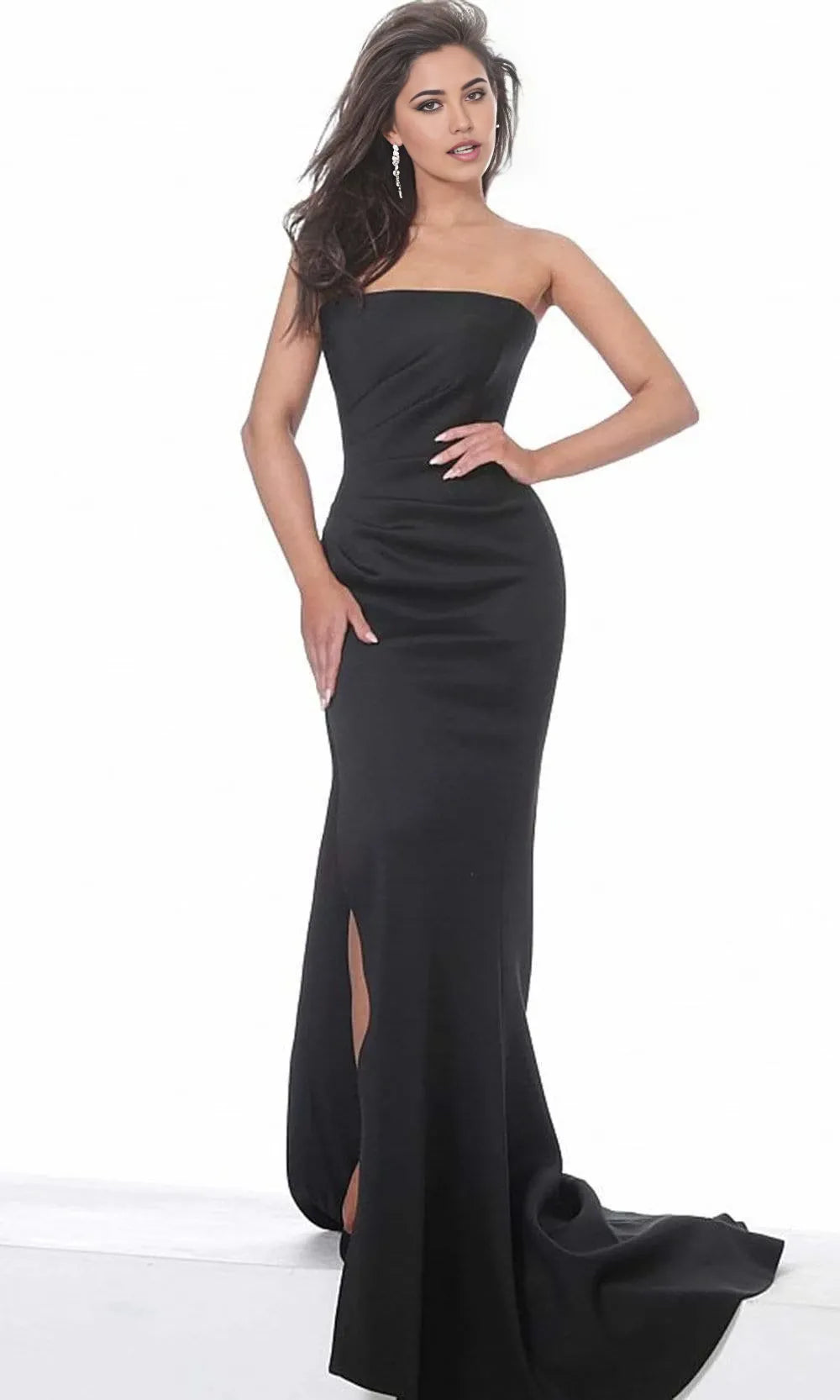 Strapless Straight Sleeveless Mermaid Vintage Floor length Long Prom Dress For Sale For Women
