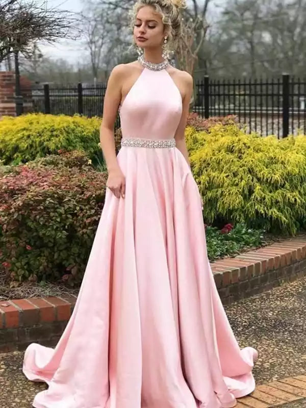 Strapless V-Neck Floor-Length A-line Ruffles Tulle Dresses Prom Dress