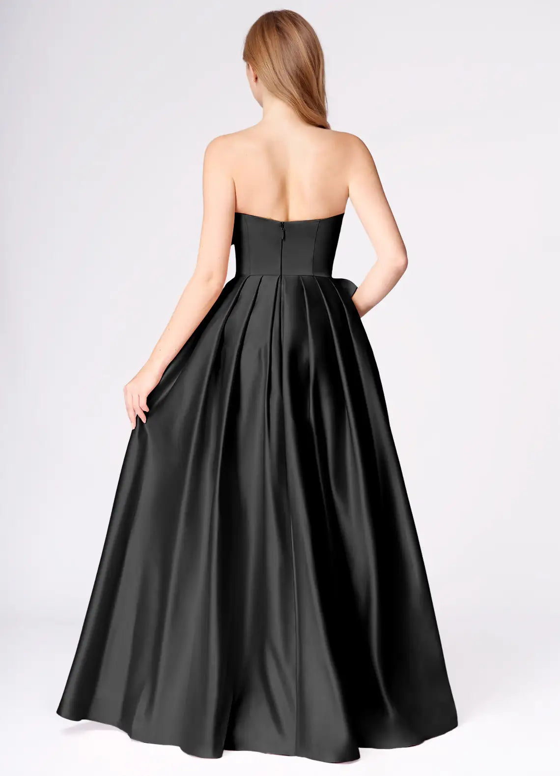 Striking Ballgown Sweetheart Strapless Open Back Floor Length For Sale Prom Dress
