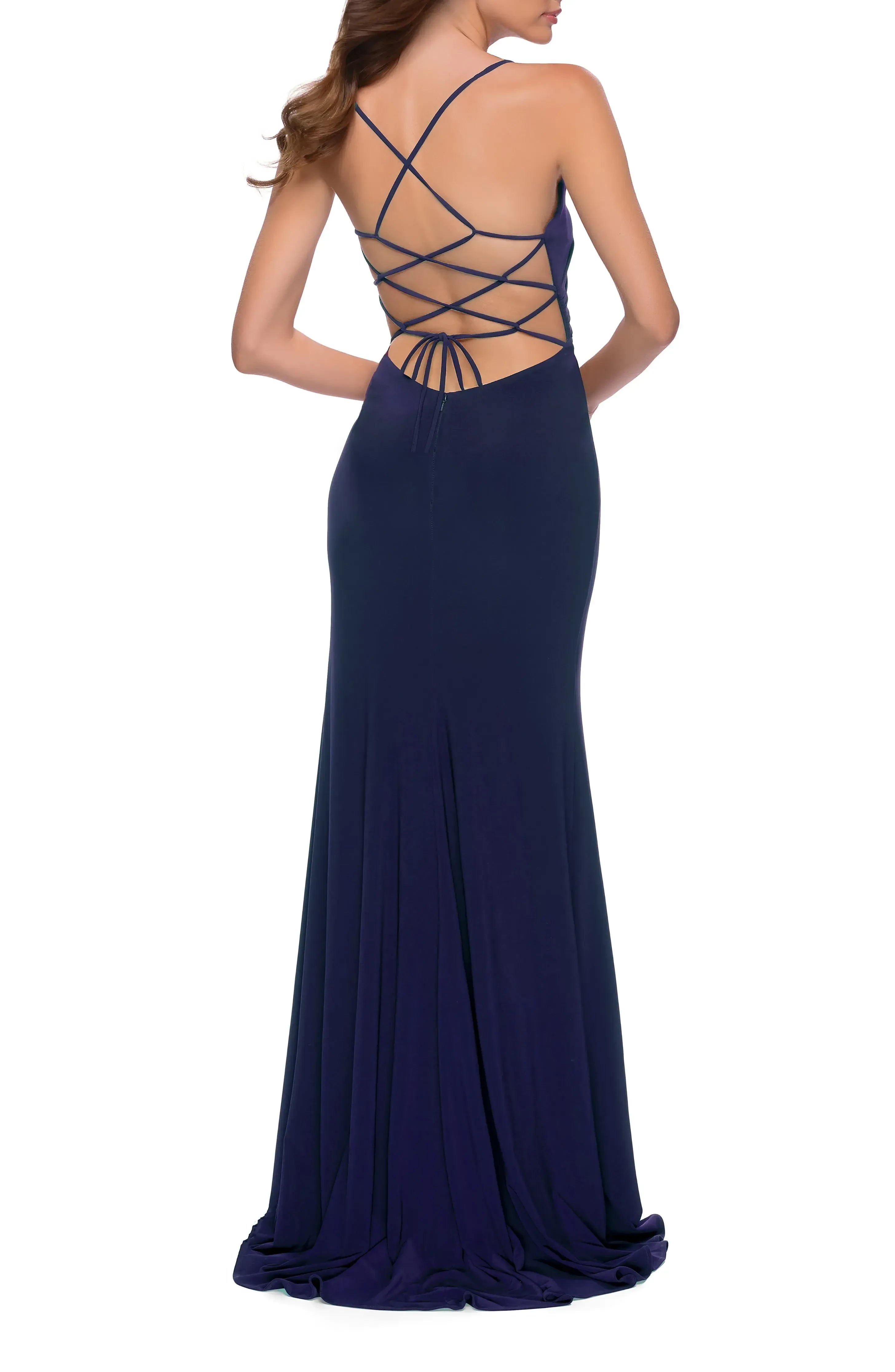 Stunning Mermaid Sweetheart Neck Sleeveless Lace Up Back Floor Length Bridesmaid Dress