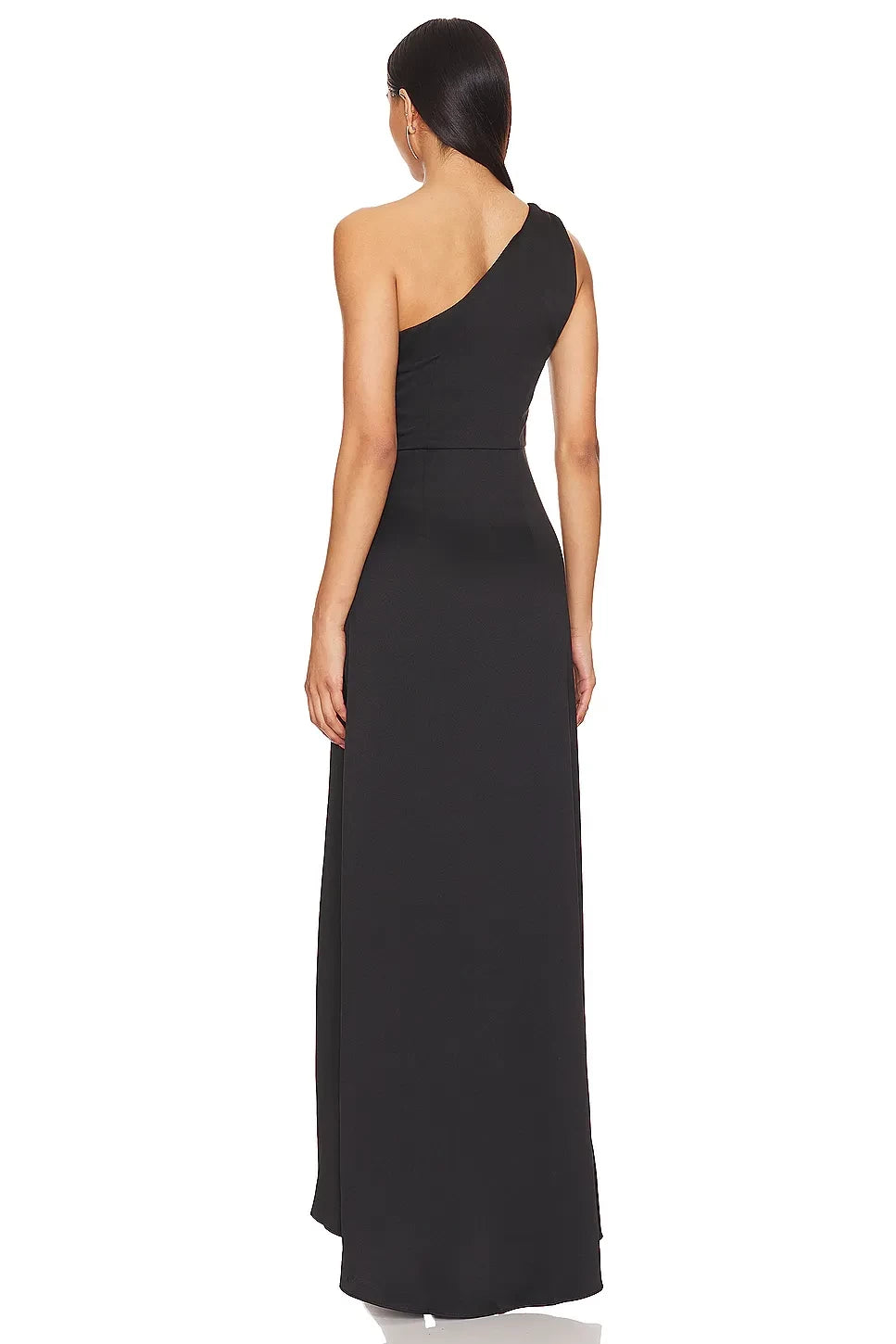 Stylish Sheath One Shoulder Sleeveless Zipper Back Floor Length Evening Dress
