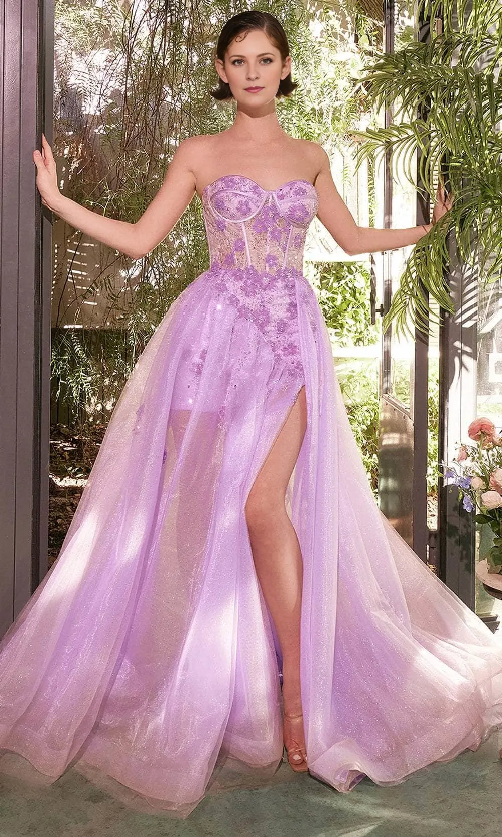 Sweetheart Floral Beaded Ball Strapless Sleeveless Off the shoulder Floor length Cocktail Dress Homecoming Dress Evening Dress Party Dress Prom Dress