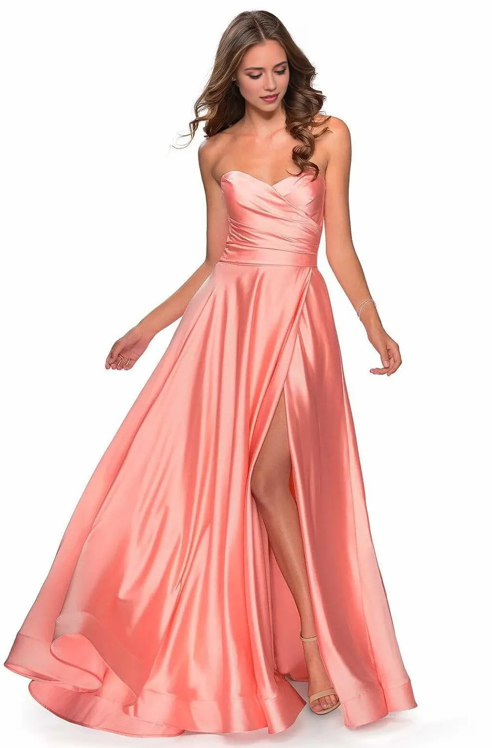 Sweetheart Sleeveless  A-Line Fashion Off the shoulder Floor Length Prom Dress Hot Sale For Ladies