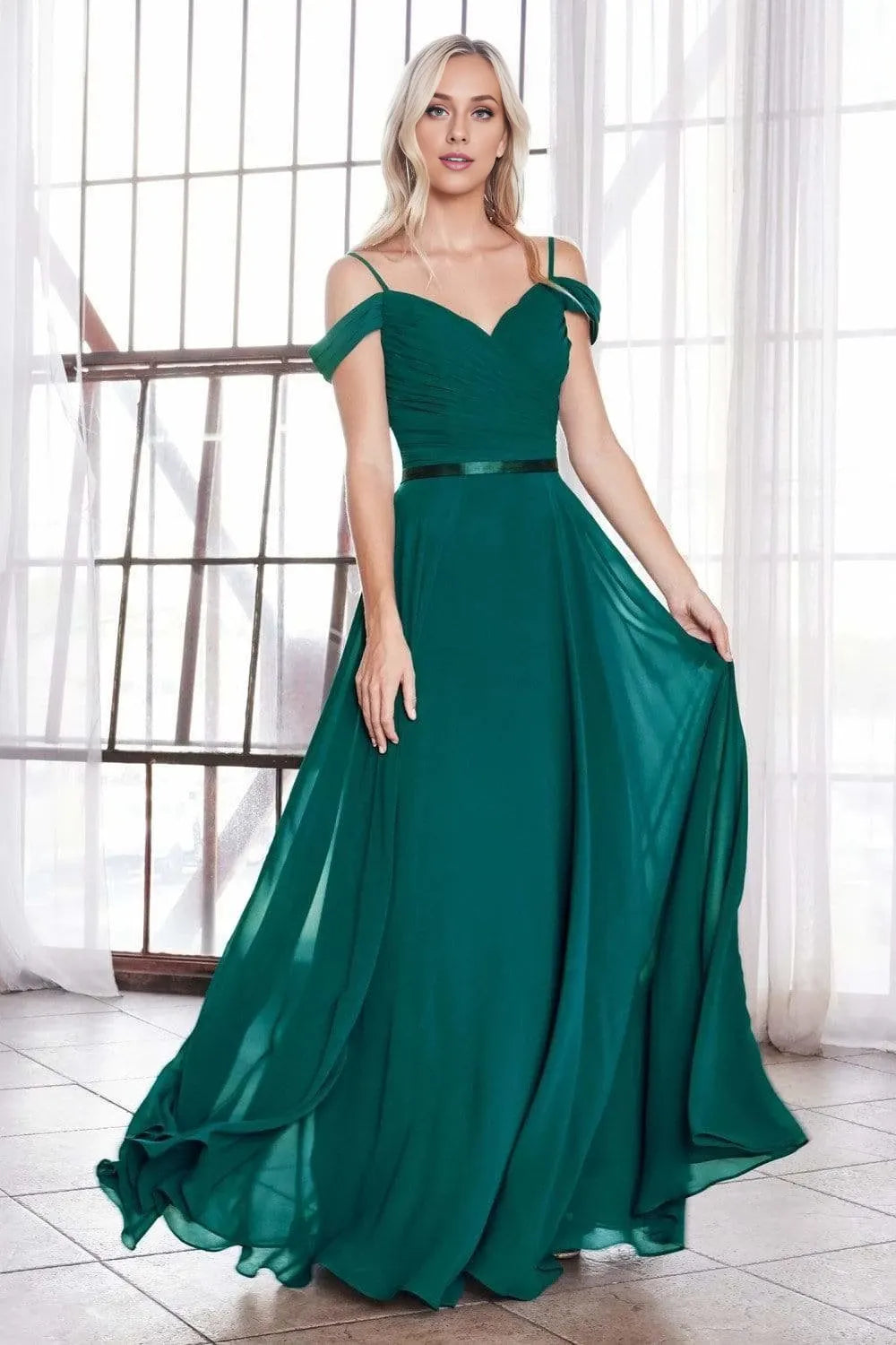 Sweetheart Sleeveless A-Line Gorgeous Off the shoulder Floor length Prom Dress Hot Sale For Ladies