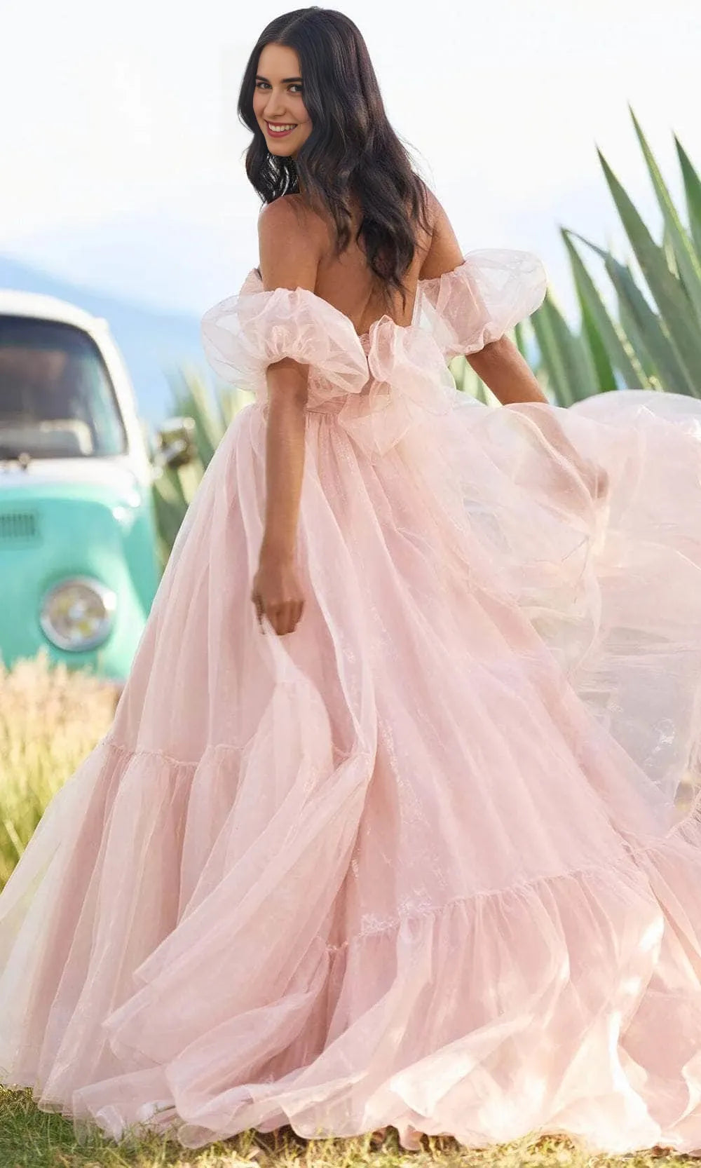 Sweetheart Sleeveless A-line Beautiful Two piece Off the shoulder Floor length Prom Dress Hot Sale For Ladies