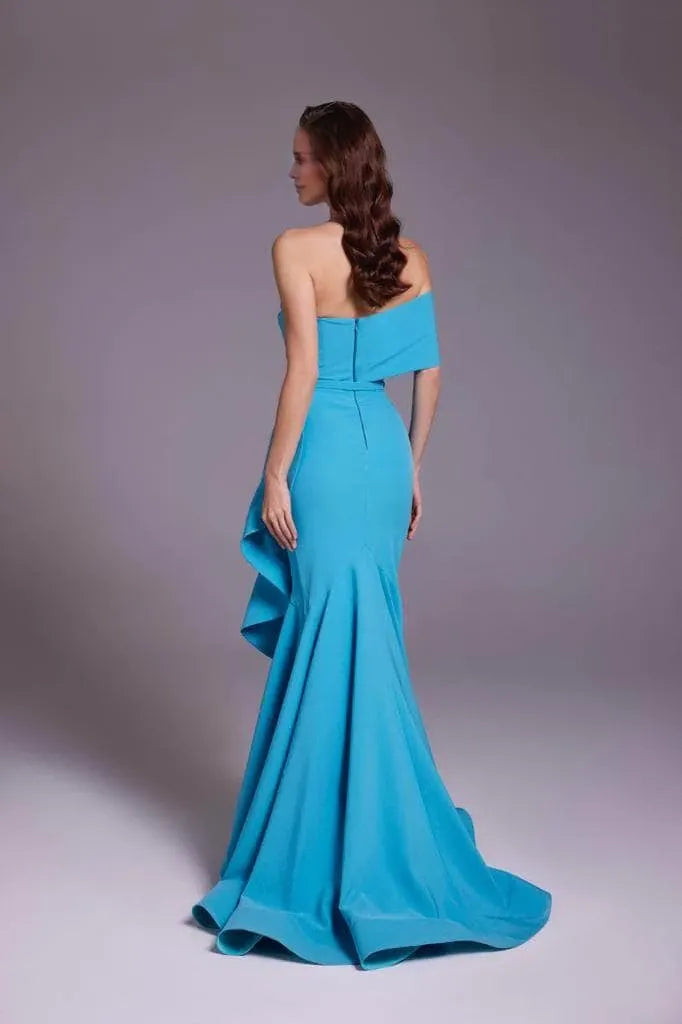 Sweetheart Sleeveless A-line Mermaid Off the shoulder Floor Length Prom Dress For Sale For Ladies