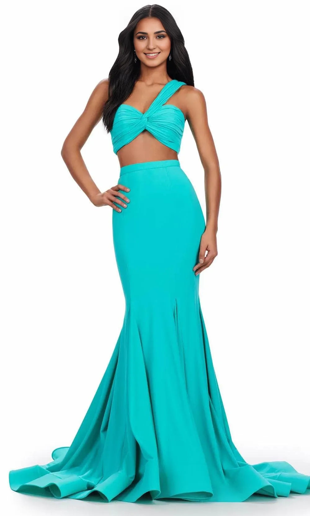Sweetheart Sleeveless Mermaid Pretty Off the shoulder Two Piece Floor length Prom Dress For Sale For Adults