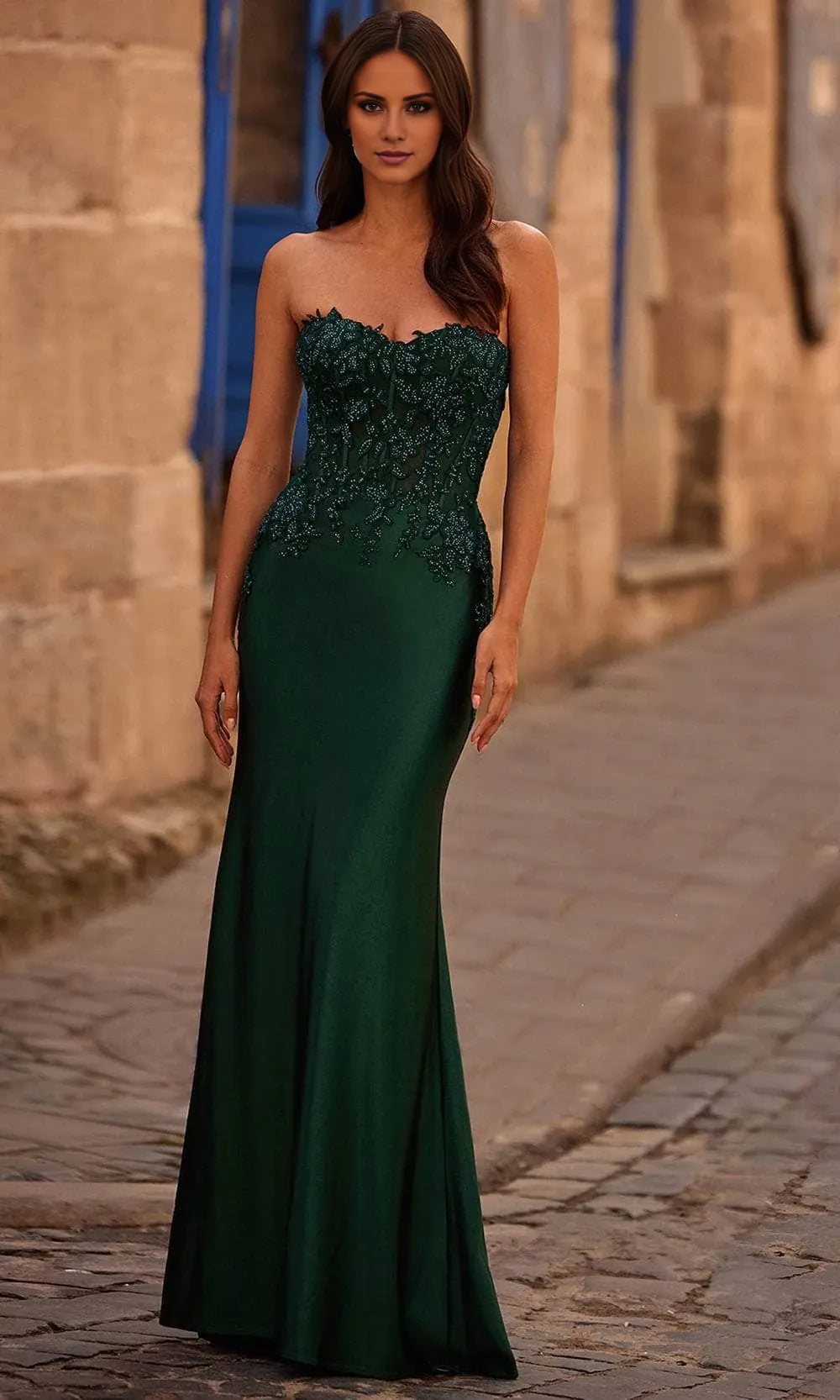Sweetheart Sleeveless Mermaid Trendy Floor length Long Prom Dress Hot Sale For Women