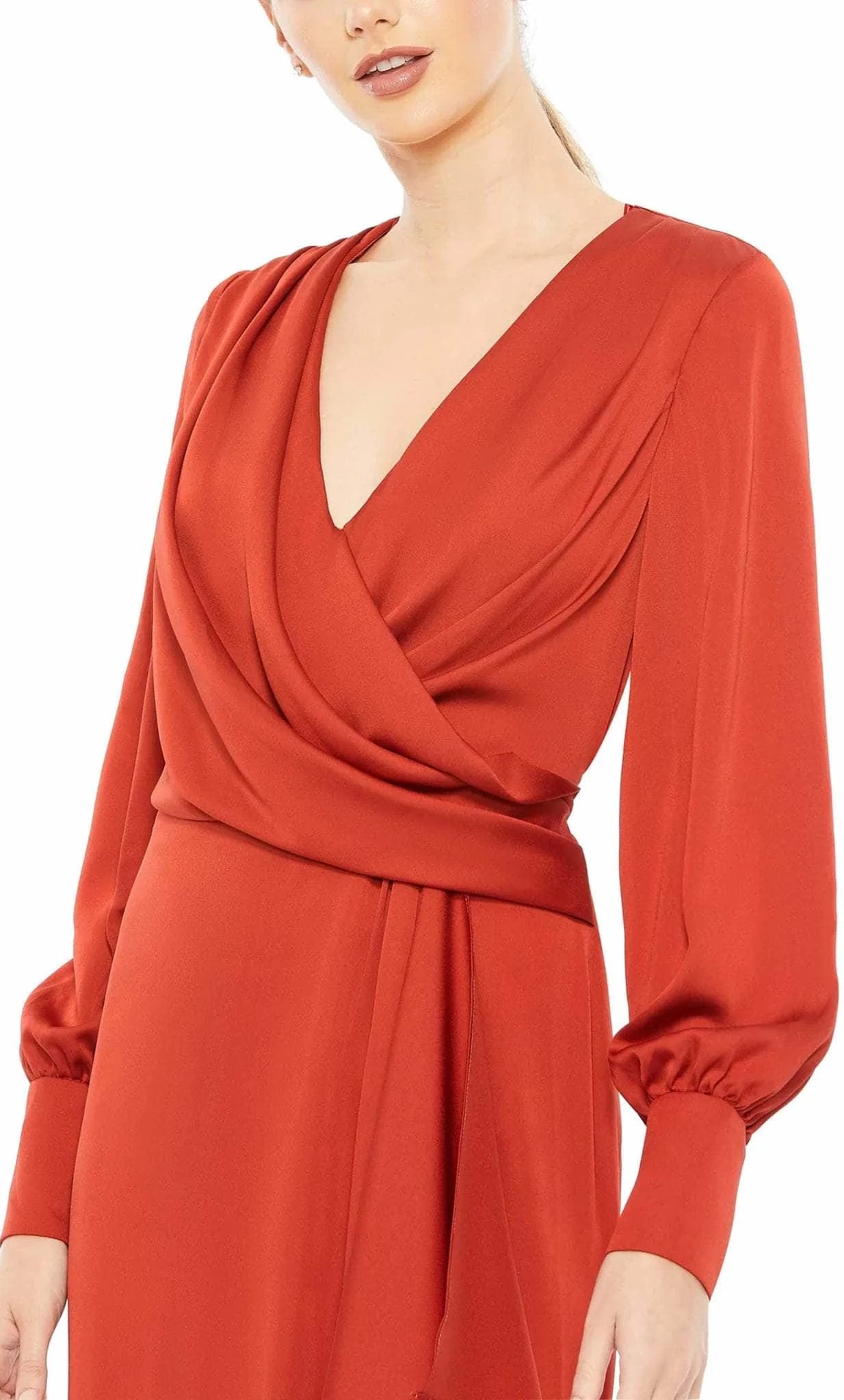 V-Neck Long Sleeves Sheath Formal Off the shoulder Floor Length Prom Dress Hot Sale For Ladies