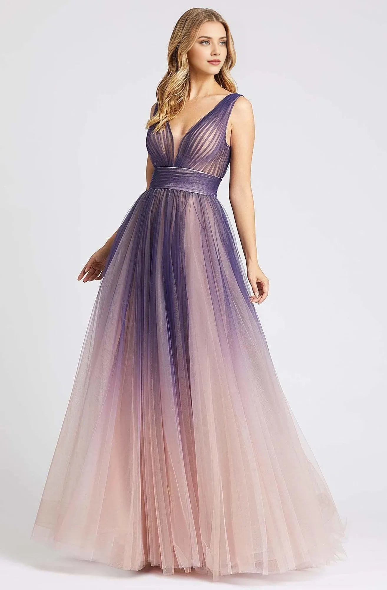 V-Neck Sleeveless A-Line Charming Floor length Long Prom Dress Hot Sale For Women
