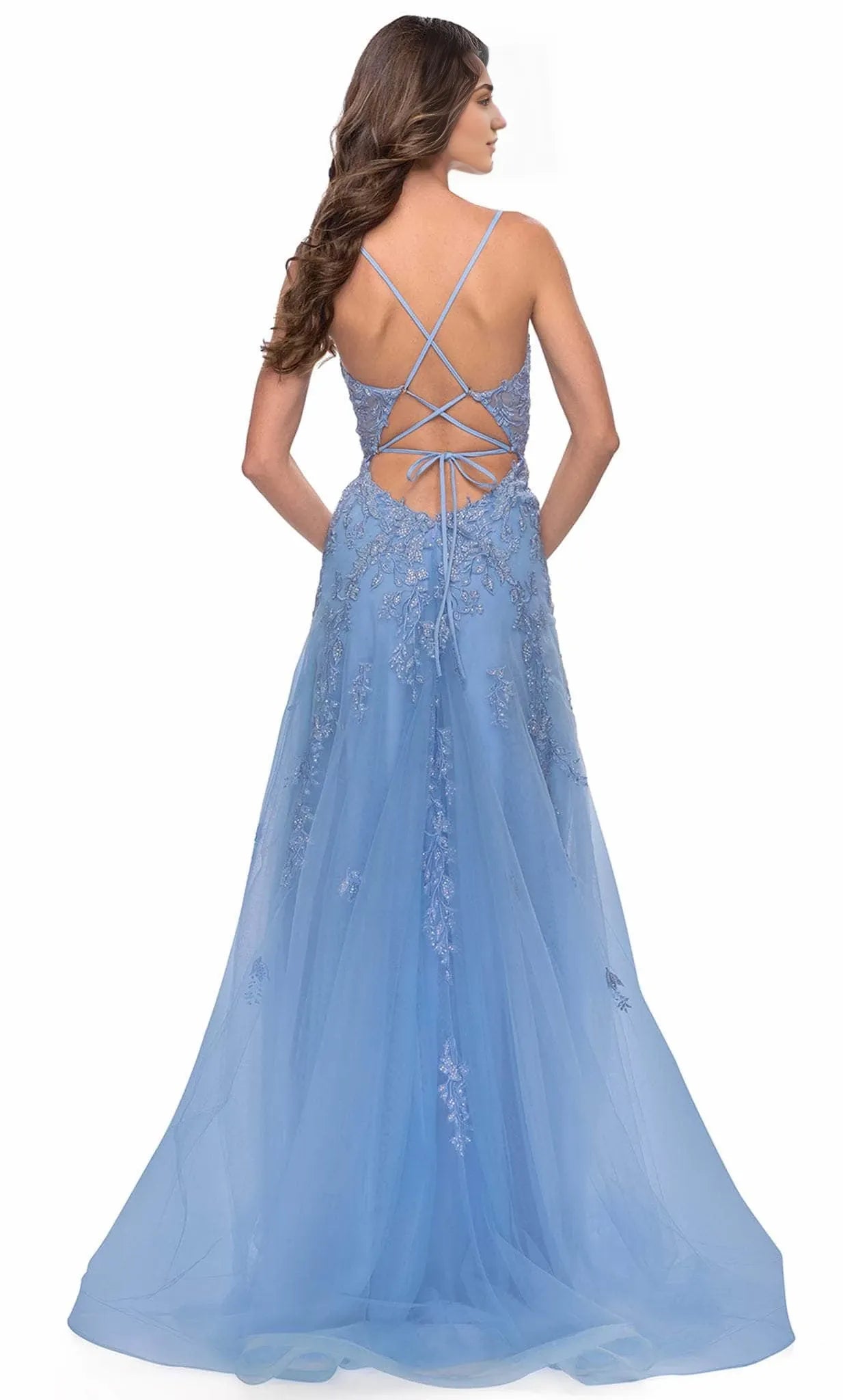 V-Neck Sleeveless A-Line Charming Off the shoulder Floor Length Prom Dress For Sale For Ladies