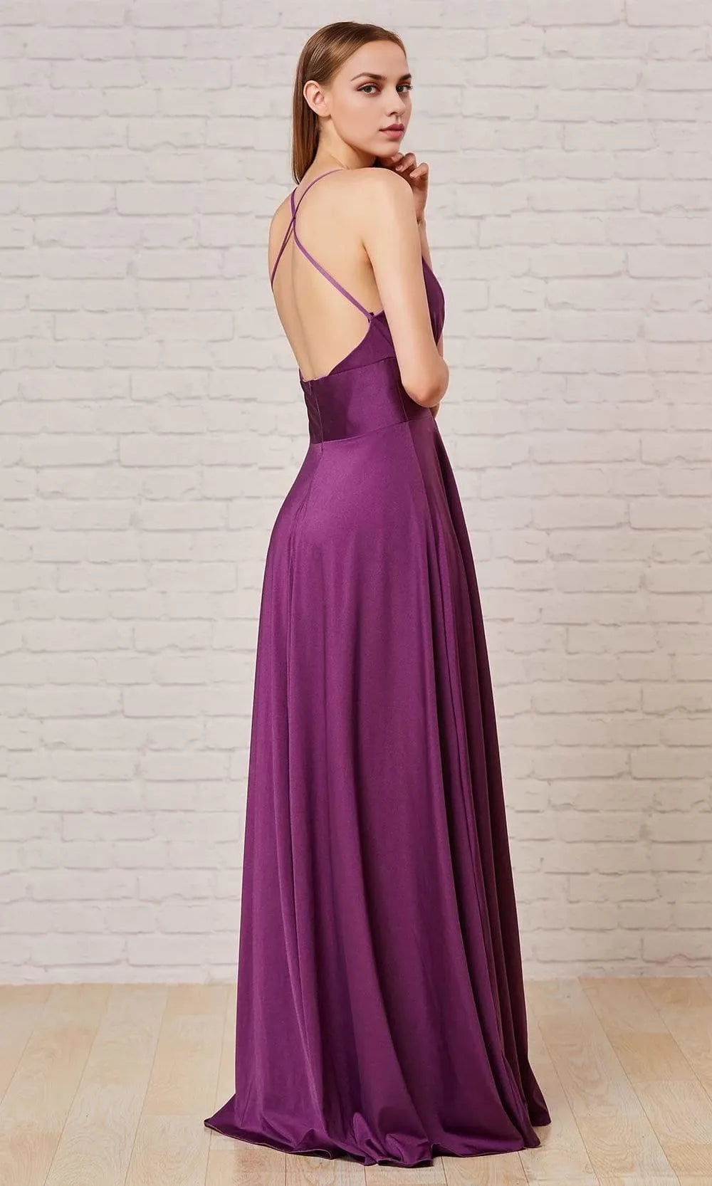 V-Neck Sleeveless A-Line Trendy Off the shoulder Floor length Long Prom Dress For Sale For Women