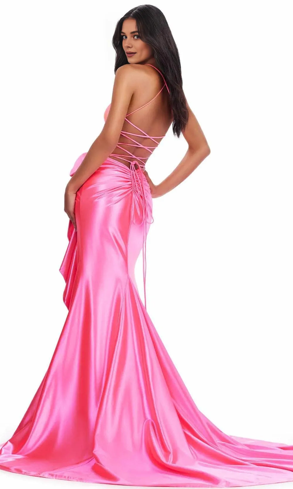V-Neck Sleeveless Mermaid Fashion Off the shoulder Floor length Prom Dress For Sale For Women