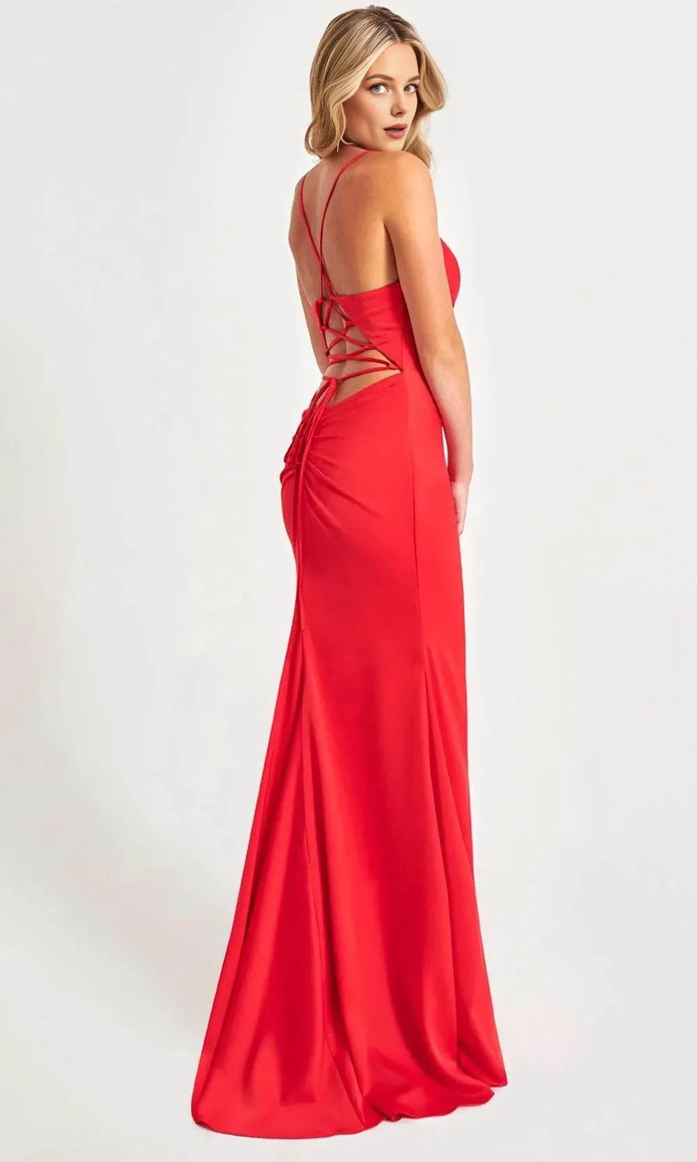 V-Neck Sleeveless Sheath Classic Off the shoulder Floor length Prom Dress For Sale For Women