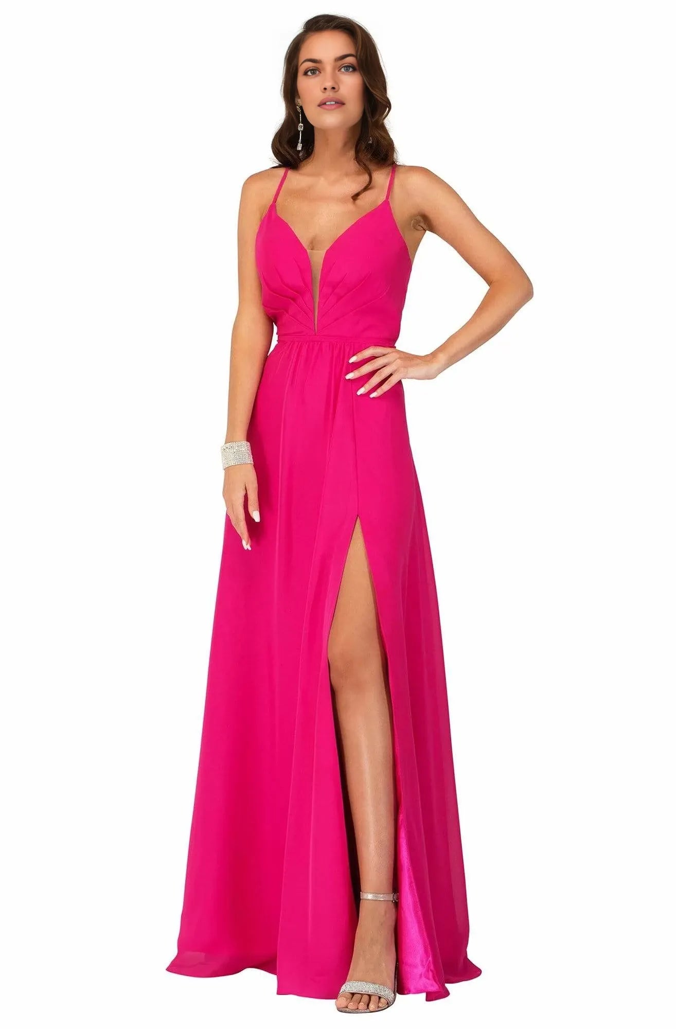 V-neck Sleeveless A-line Formal Off the shoulder Floor Length Prom Dress For Sale For Ladies