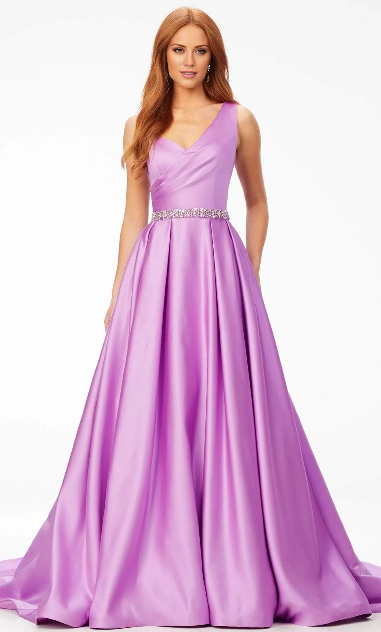 V Neck Sleeveless A-line Formal Off the shoulder Floor length Long Prom Dress For Sale For Ladies