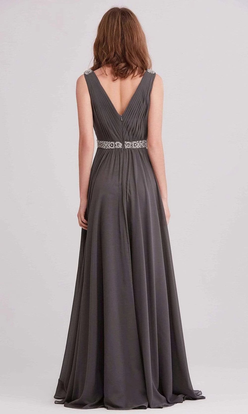 V Neck Sleeveless A-line Trendy Off the shoulder Floor length Prom Dress For Sale For Women