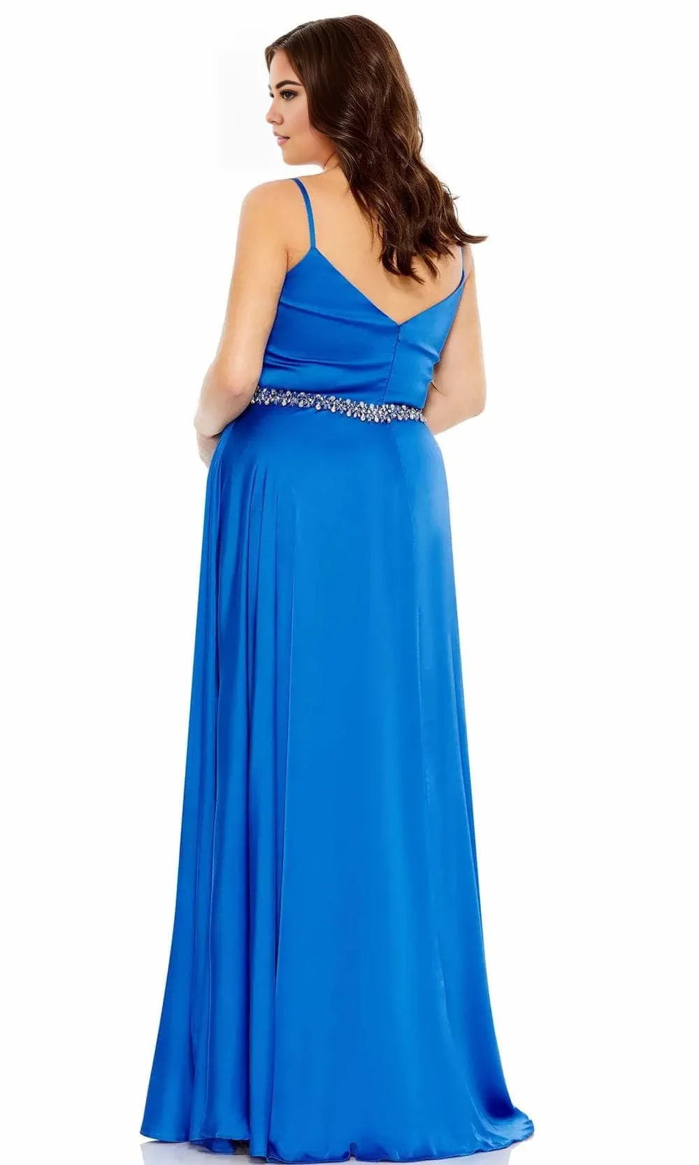 V Neck Sleeveless A Line Simple plus size Floor length Long Prom Dress Hot Sale For Ladies