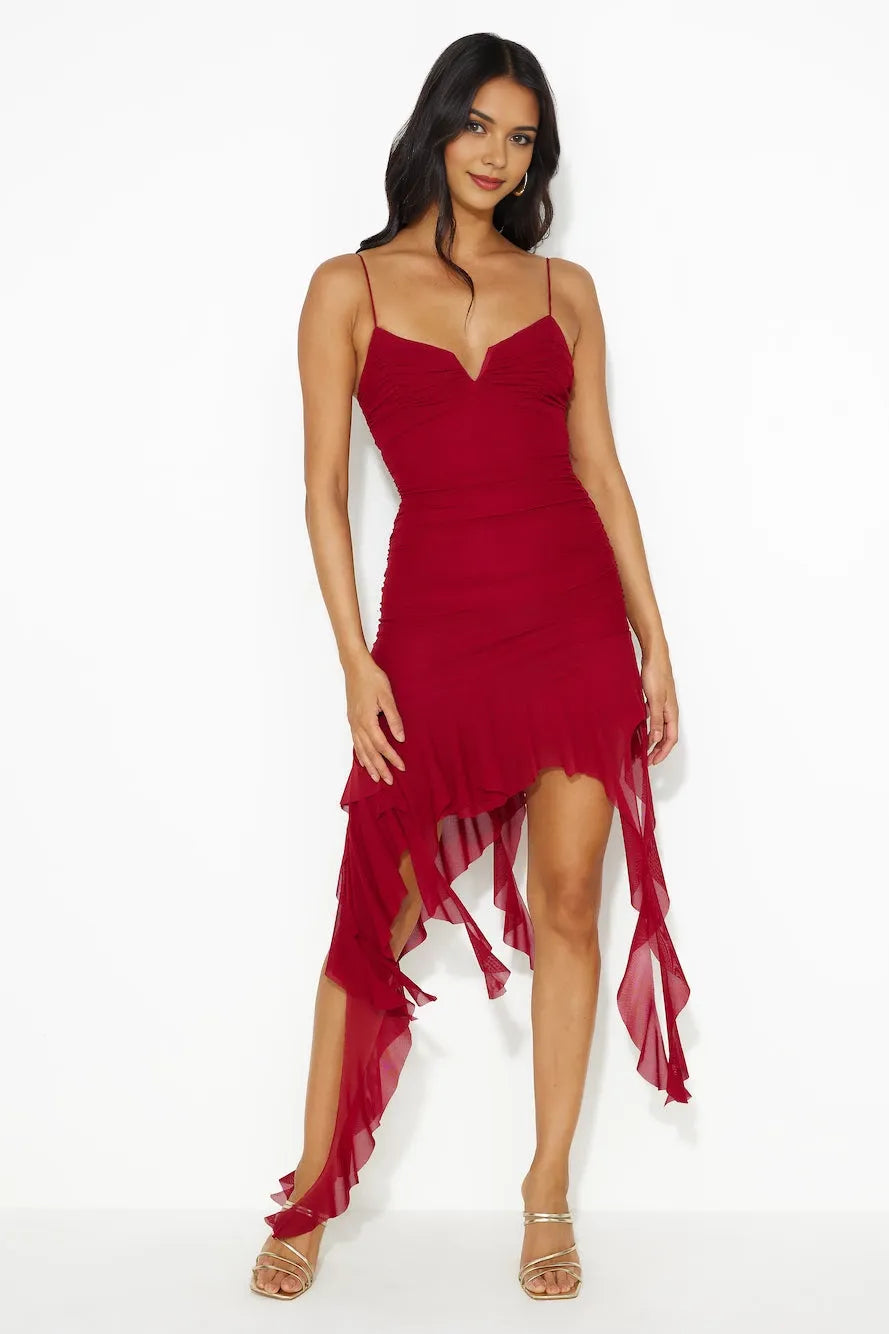 V Neck Sleeveless Sheath Charming Red Off the shoulder Short Homecoming Dress For Sale For Women