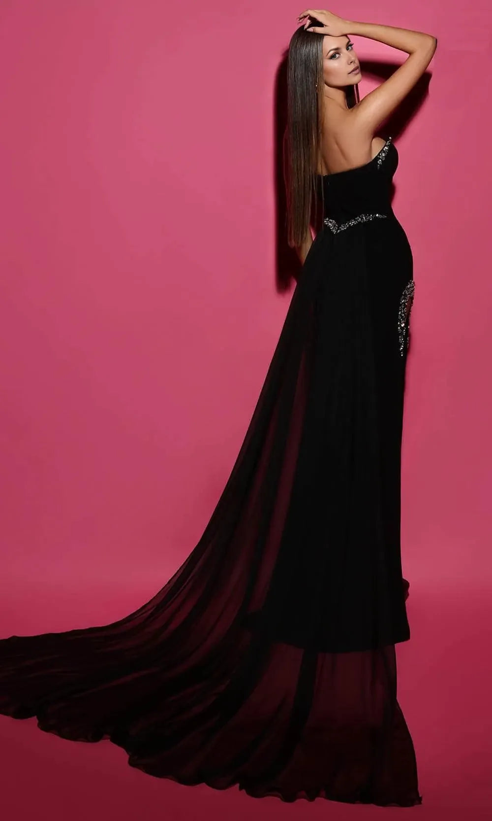 V Neck Sleeveless Sheath Fashion Off the shoulder Floor length Prom Dress For Sale For Women