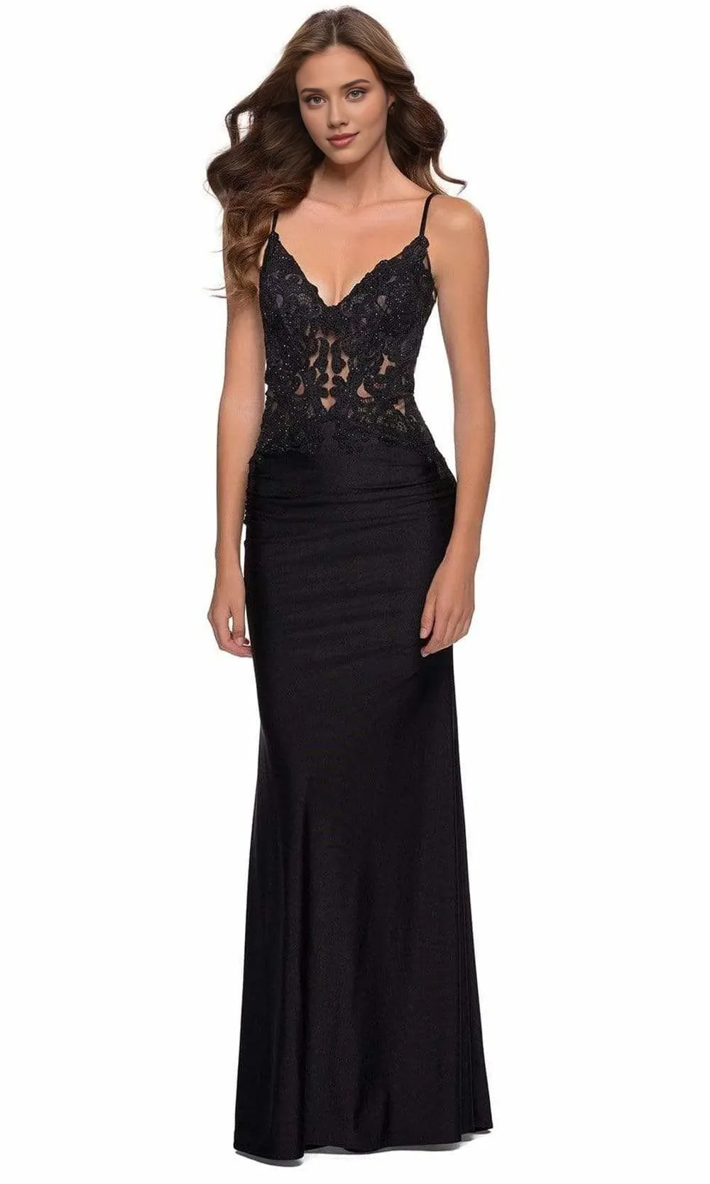 V Neck Sleeveless Sheath Simple Floor length Long Prom Dress For Sale For Ladies