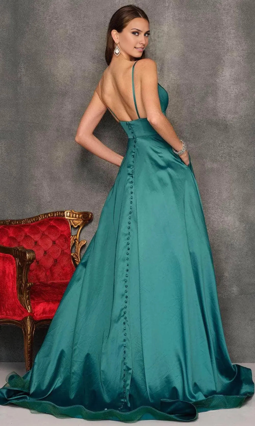 V Neckline Sleeveless A Line Charming Off the shoulder Floor length Prom Dress Hot Sale For Women
