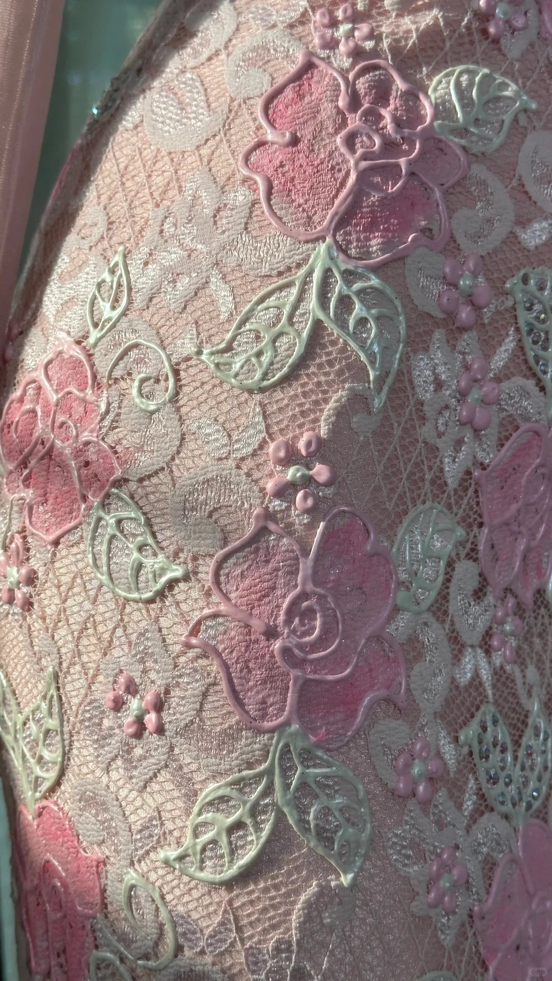 Vintage Pink Lace Applique V-neck Mermaid Prom Dress Party Dress Cocktail Dress  Homecoming Dress Evening Dress